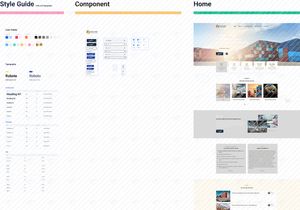 Supply Chain Company Website Landing Page