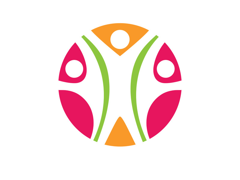 Colorful community group team People Logo Design