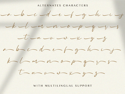 Allezia Sttacy - Handwritten Font