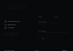 Bikem - Figma Web Template