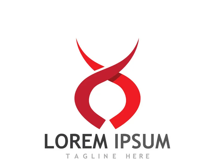 bull head horn logo