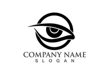 Eye Care vector logo design
