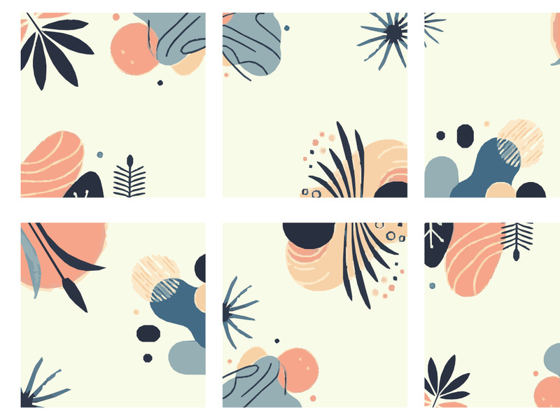 abstract botanical background