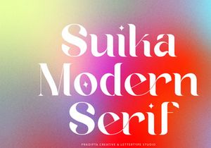 Suika a Modern / Vintage Font