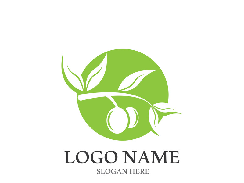 olive icon vector illustration design template