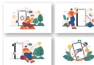 13 Digital Detox Illustration