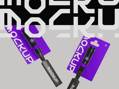 Chisel Tool Package Mockup