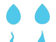 Waterdrop Logo Template vector