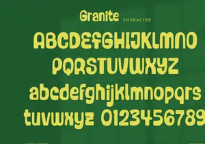 Granite - Bold Display Font