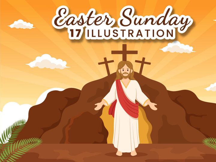 17 Happy Easter Sunday Day Illustration