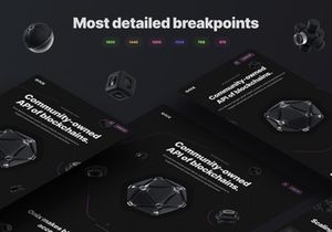 Onix Blockchain Landing Page UI Design Kit