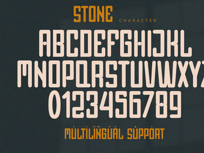 Stone - Condensed Font