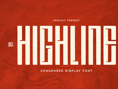 Highline - Display Font