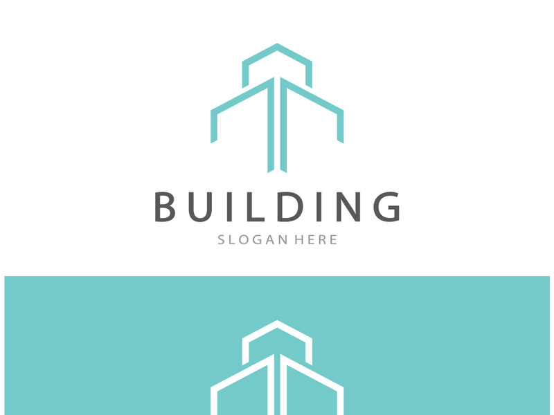 Building logo vector illustration design,Real Estate logo template, Logo symbol icon