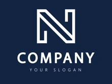 Monogram letter N logo Vector