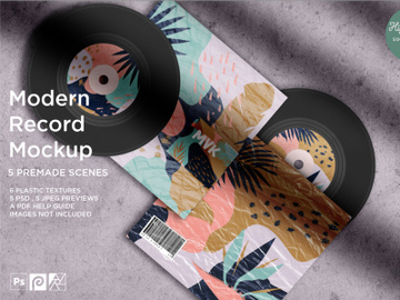 Modern Record Mockup preview picture