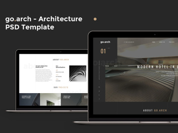 go.arch - Architecture PSD Template preview picture