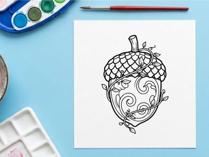 Ilustrasi hati kreatif dengan detail bunga dan sulur. Desain artistik yang menekankan tema cinta dan alam.