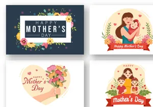 14 Happy Mother Day Illustration