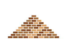 Brick icon design illustration