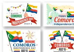 12 Happy Comoros Independence Day Illustration