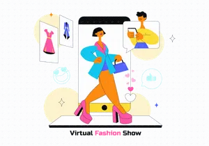 10 Virtual Fashion Show Illustration