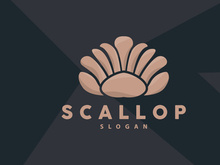 Seashell Logo, Inspirational Scallop Design