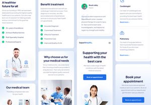 Medical website template