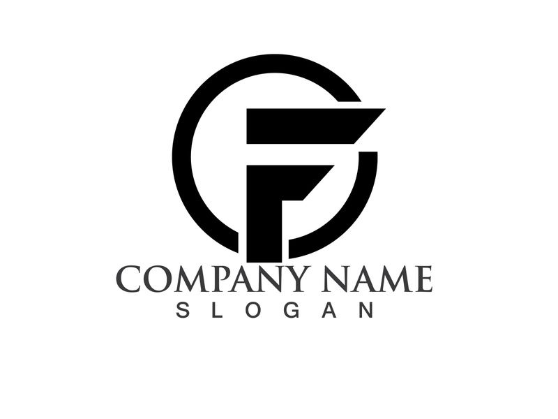 F Logo and symbol vector icon