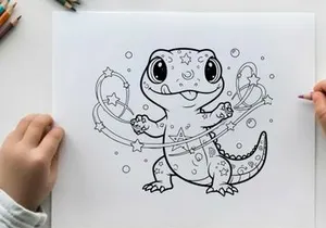 Cute frog with tennis rackets vector illustration flat design