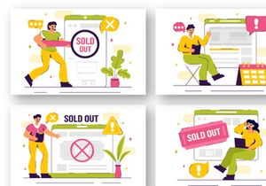 9 Sold Out Announcement Illustration