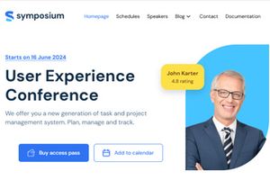 Symposium Free NextJs Website Template