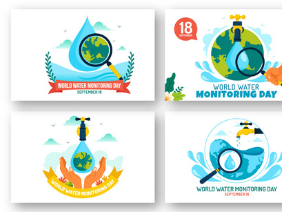 10 World Water Monitoring Day Illustration