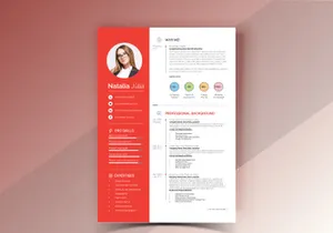 Professional Vibrant Creative Resume Design