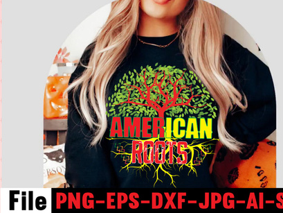 American Roots T-shirt Design