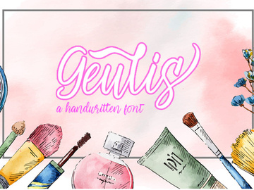 Geulis Free Font preview picture