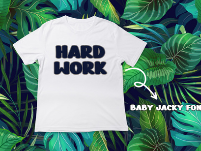 Baby Jacky - Playful Display Font