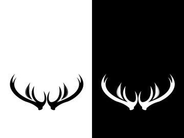 Deer logo template vector icon illustration design preview picture