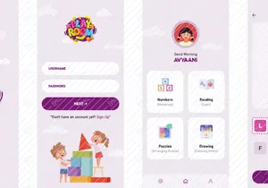 Child learning game app UI Kit.