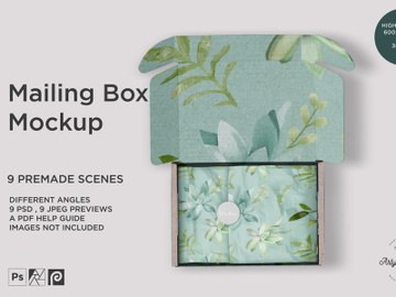 Mailing Box Mockup preview picture