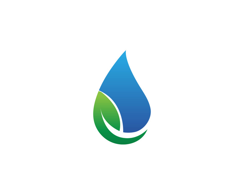 Water drop Logo Template vector