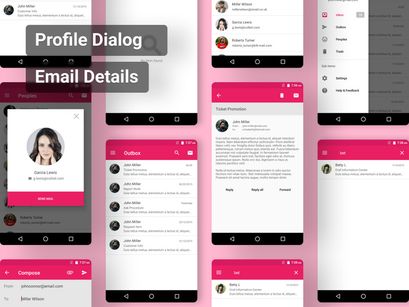 Mailbox App - Android UI Template