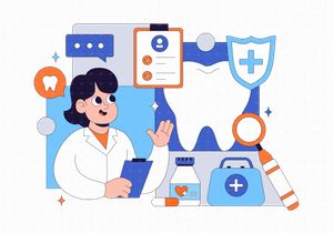 10 Dentist Treatment Illustration