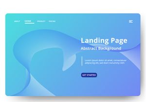 Asbtract background Landing page template vol 2