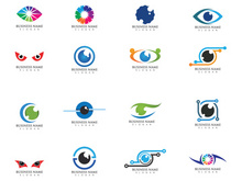 Eye care logo vector
