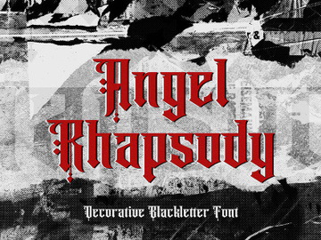 Angel Rhapsody - Blackletter Decorative Font preview picture
