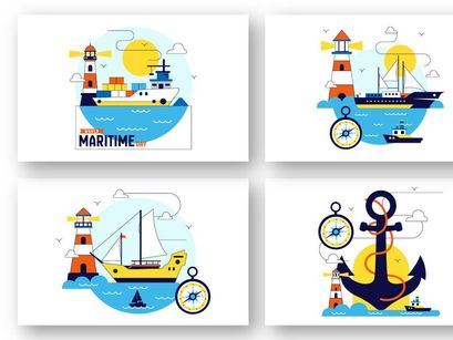 10 World Maritime Day Illustration