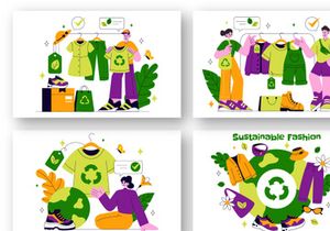 10 Sustainable Fashion Illustration