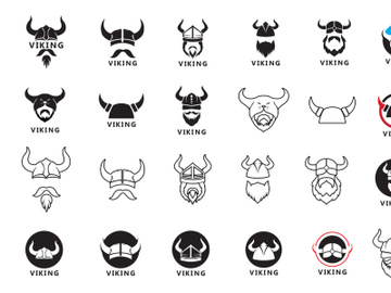 Viking Head Logo Vector preview picture