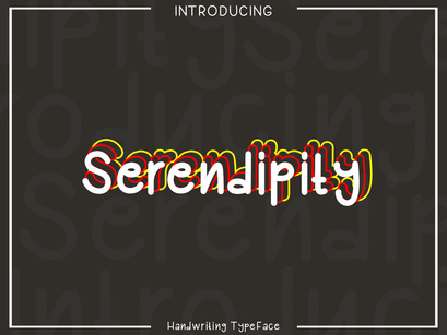Serendipity Font